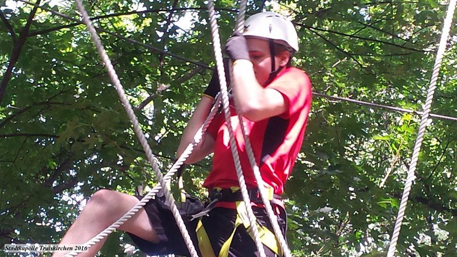 Ausflug in den Kletterpark