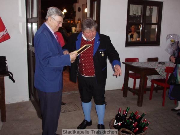 Ehrenobmann Ing. Hannes Herbst feierte seinen 80.Geburtstag