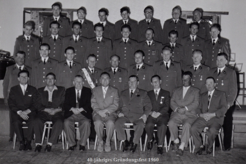 40-jähriges Gründungsfest 1960 40-jähriges Gründungsfest 1960