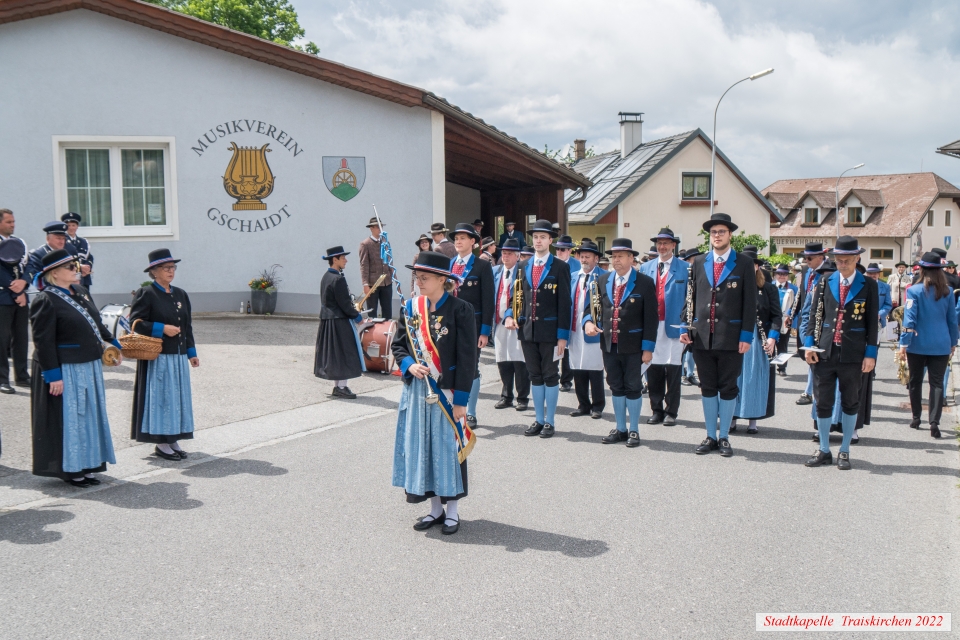 Bezirksblasmusikfest in Gschaidt