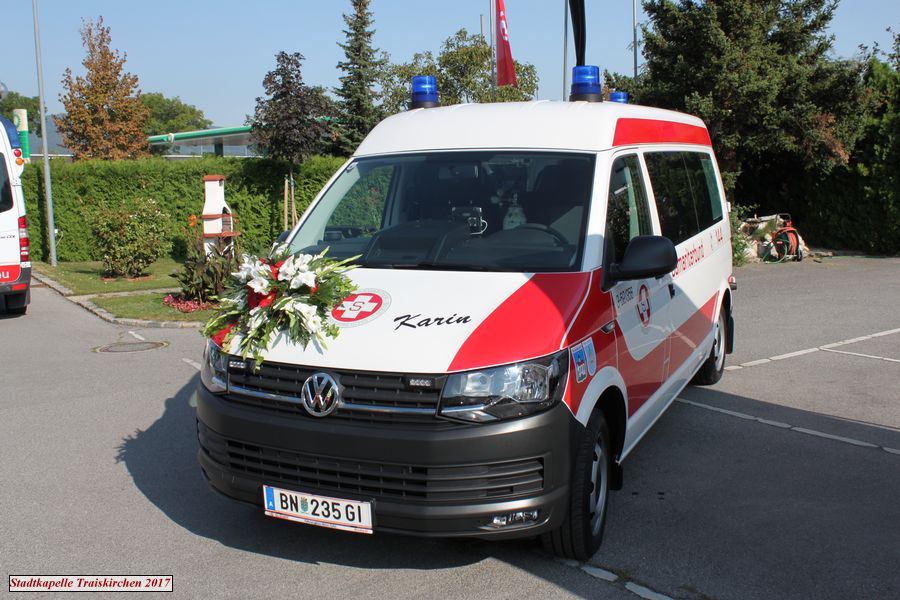 Rettungsstelle Traiskirchen - Festakt – Fahrzeugsegnung – und Frühschoppen