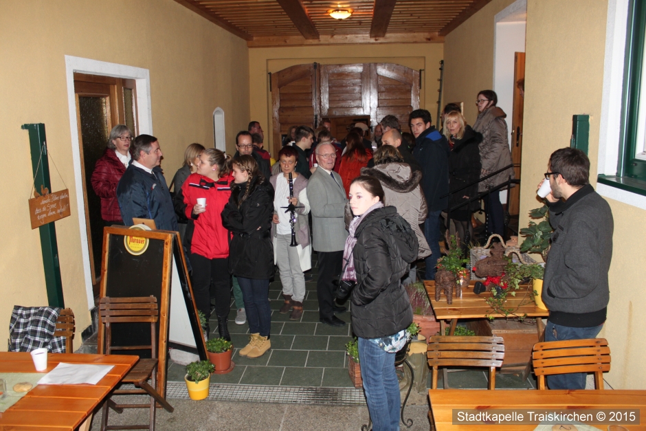 Weihnachtsfeier beim Heuriger der Familie Leimer - Zum 55er